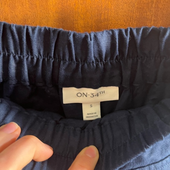 NWT On 34th Linen/Cotton Blend Skirt - Picture 5 of 6